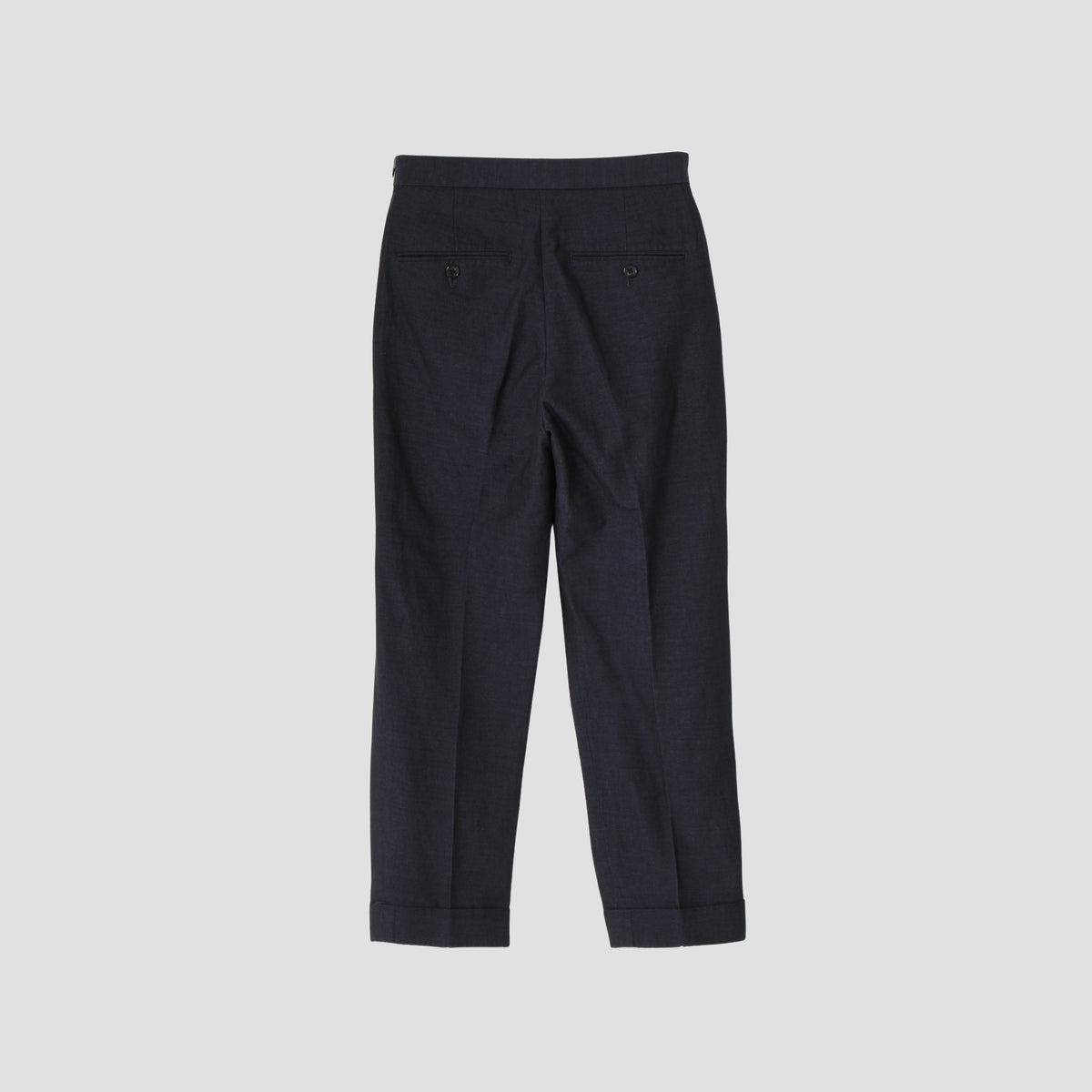 HIGH TWIST COTTON LINEN TROUSERS