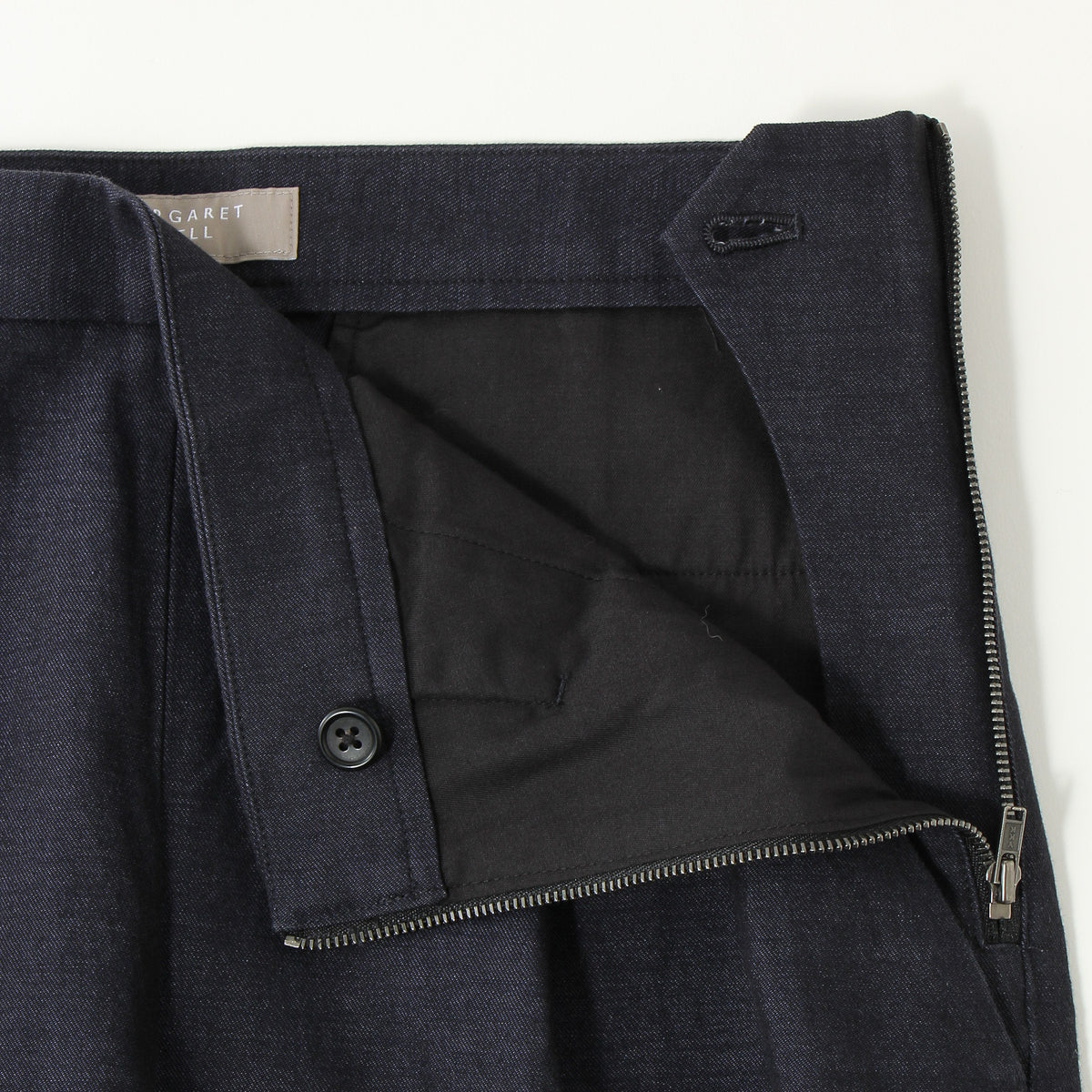 HIGH TWIST COTTON LINEN TROUSERS