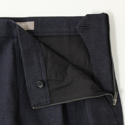HIGH TWIST COTTON LINEN TROUSERS