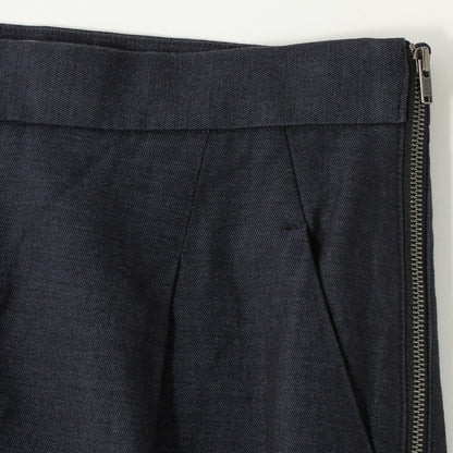 HIGH TWIST COTTON LINEN TROUSERS