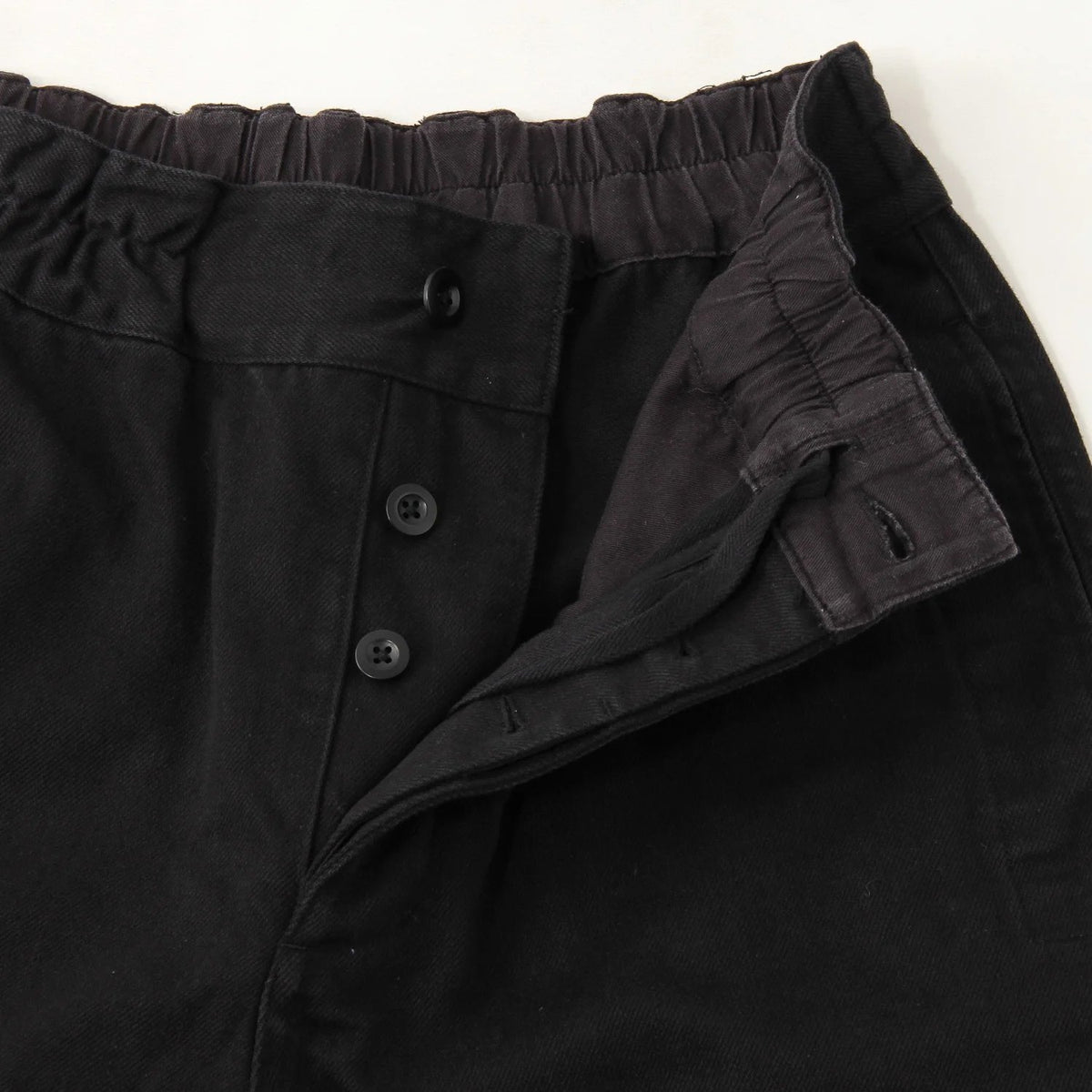 WORN COTTON DRILL TROUSERS