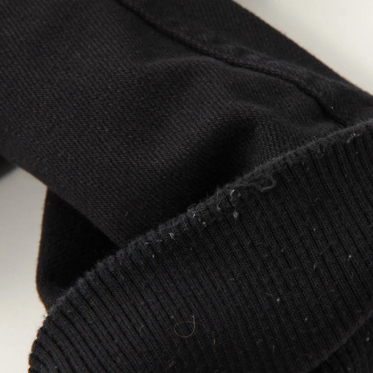 WORN COTTON DRILL TROUSERS