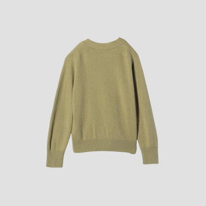 TWISTED CASHMERE WOOL CARDIGAN KNIT