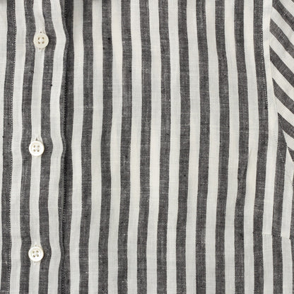 BLACK&WHITE SHIRTING LINEN