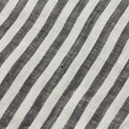 BLACK&WHITE SHIRTING LINEN