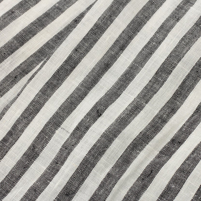 BLACK&WHITE SHIRTING LINEN