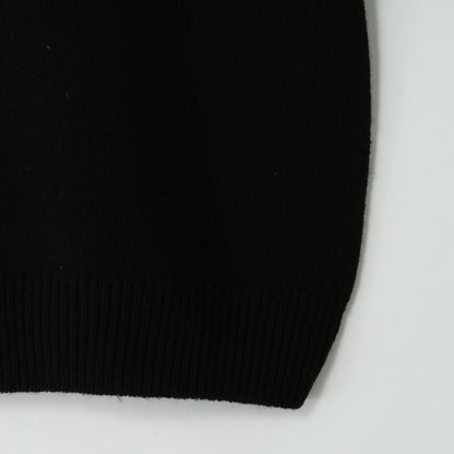 LONG SLEEVE CAST OFF ROLL NECK KNIT