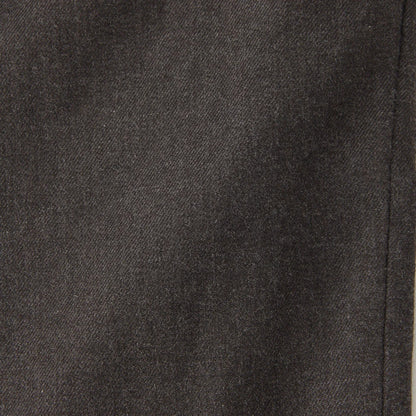 WOOL COTTON BRUSHED TWILL TROUSERS