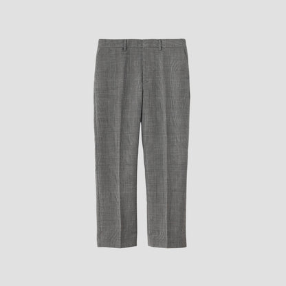 POW CHECK WOOL TROUSERS