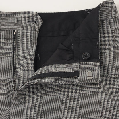 POW CHECK WOOL TROUSERS