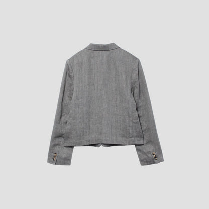 CLEAN HERRINGBONE JACKET