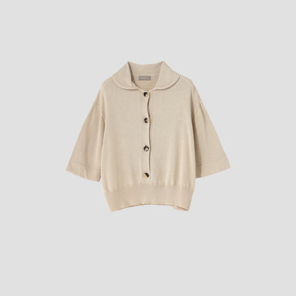 FINE LINEN COTTON KNIT