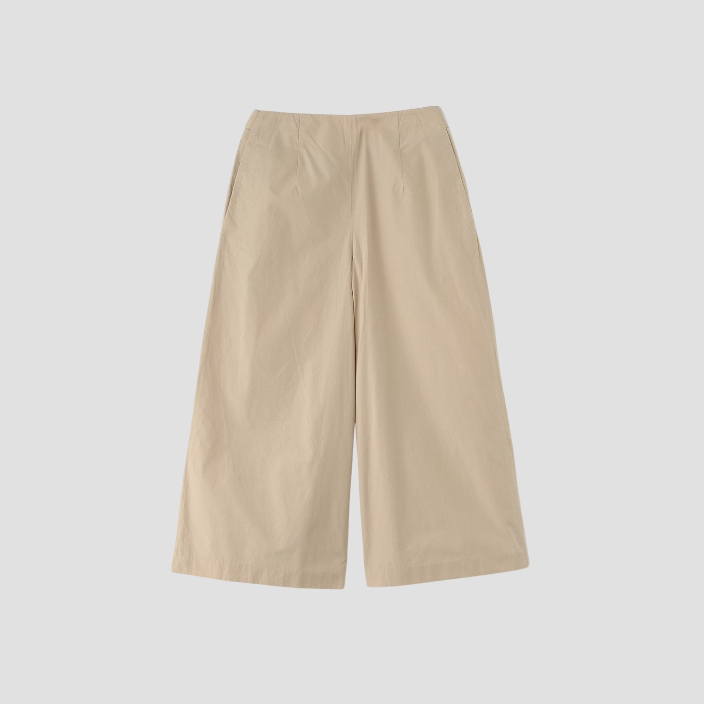 WASHED YARN DYE POPLIN TROUSERS
