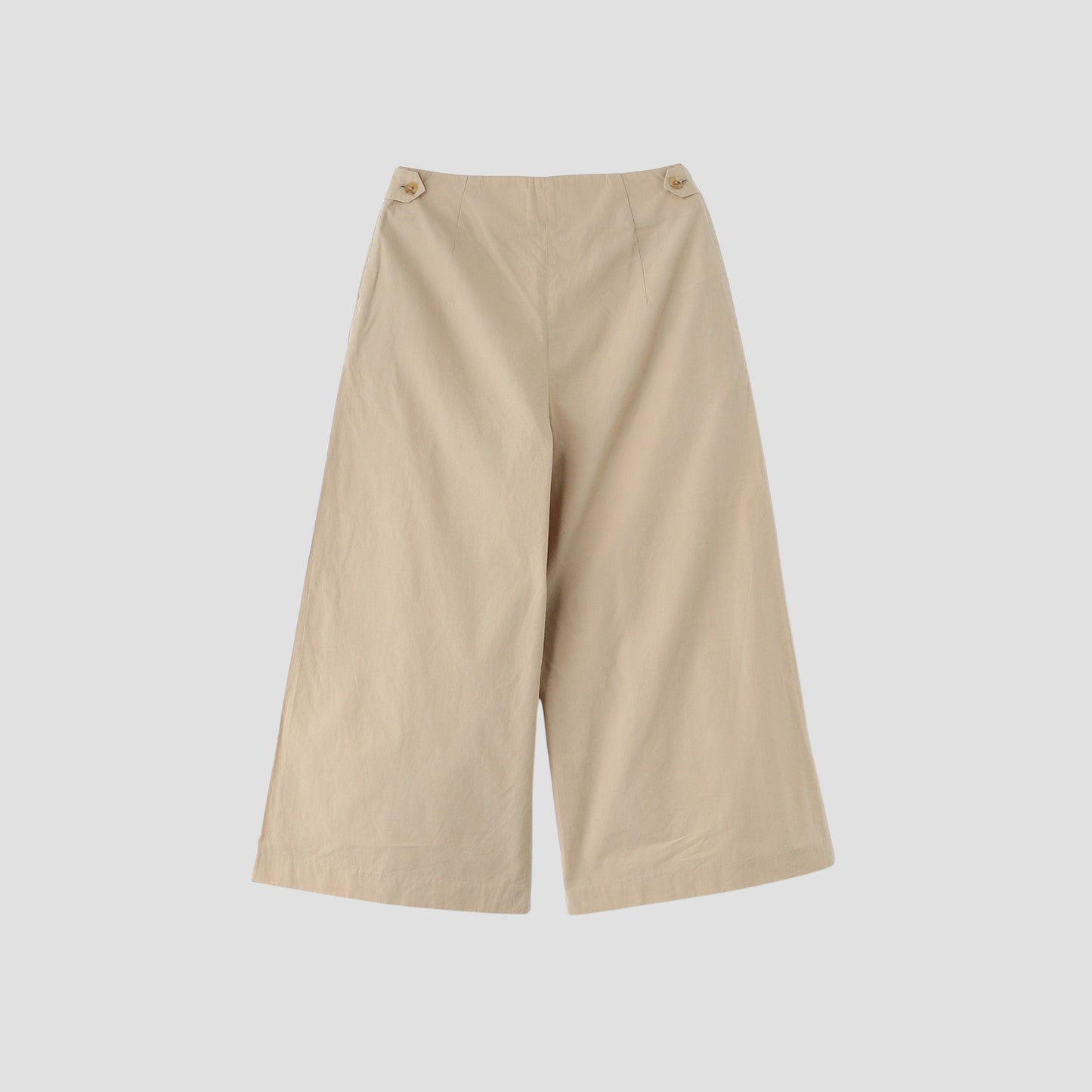 WASHED YARN DYE POPLIN TROUSERS