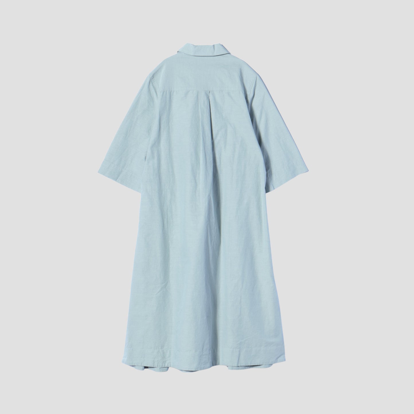 COTTON RAMIE CHAMBRAY DRESS