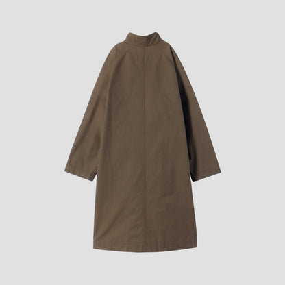 WASHED WAXED COTTON COAT