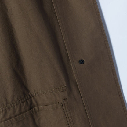 WASHED WAXED COTTON COAT