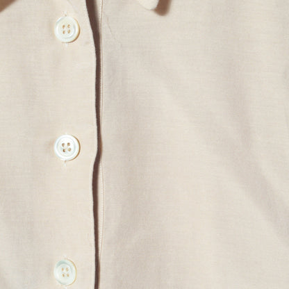 SILK COTTON PLAIN WEAVE SHIRT
