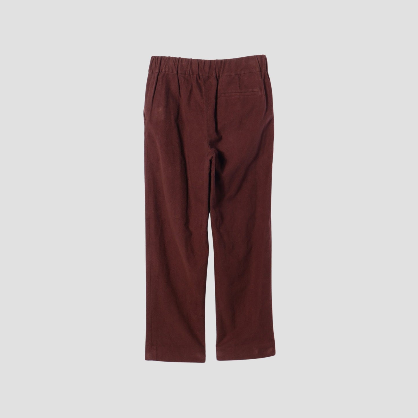BRUSHED COTTON TWILL TROUSERS