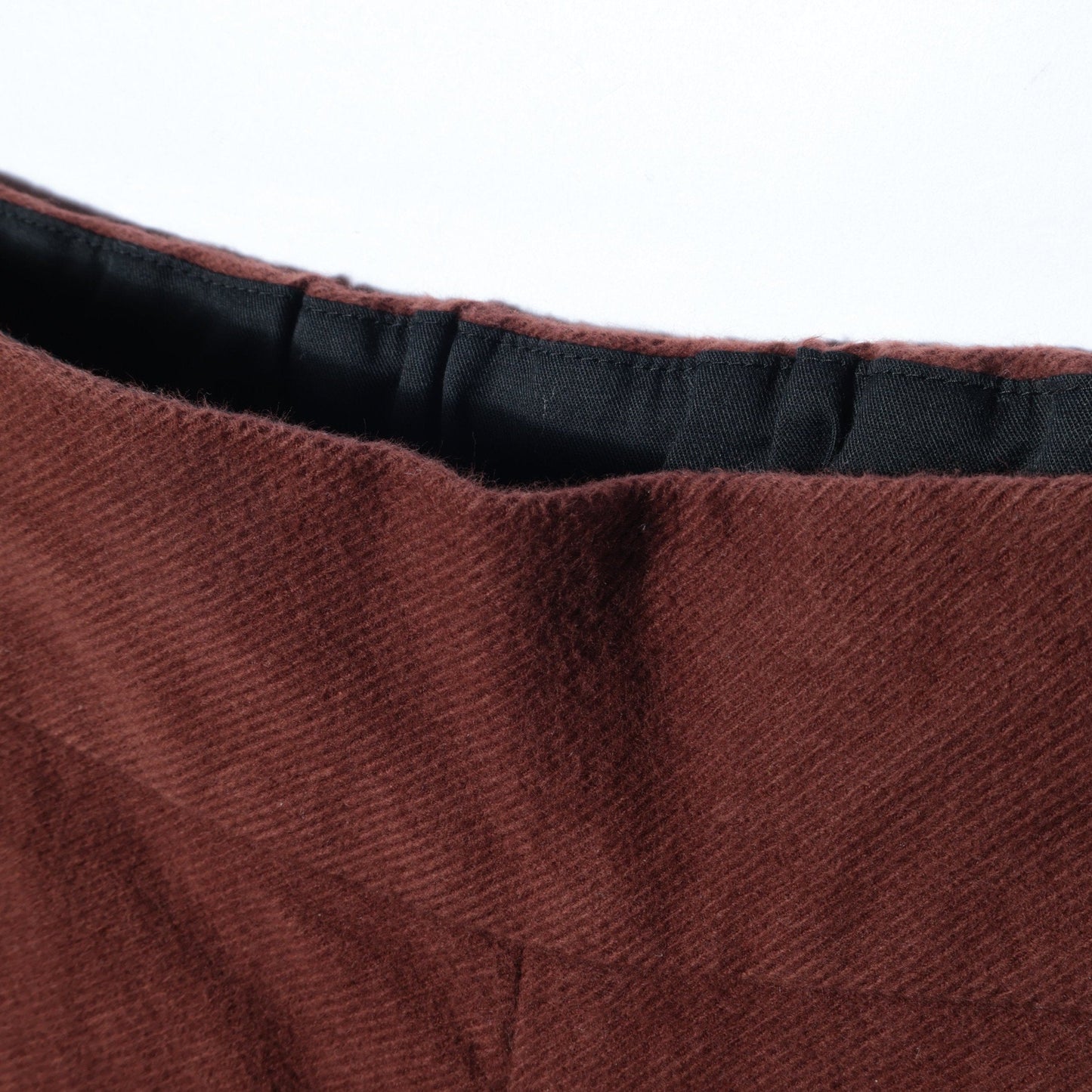 BRUSHED COTTON TWILL TROUSERS