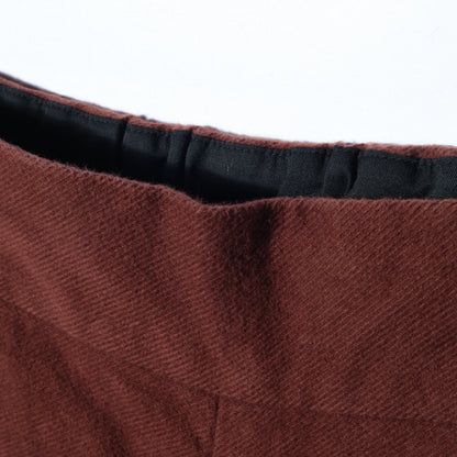 BRUSHED COTTON TWILL TROUSERS