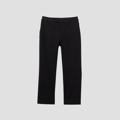 WASHED COTTON TWILL TROUSERS