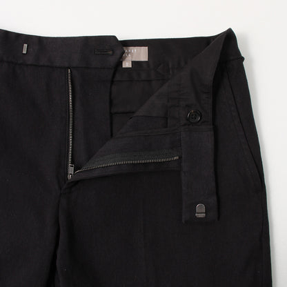 WASHED COTTON TWILL TROUSERS