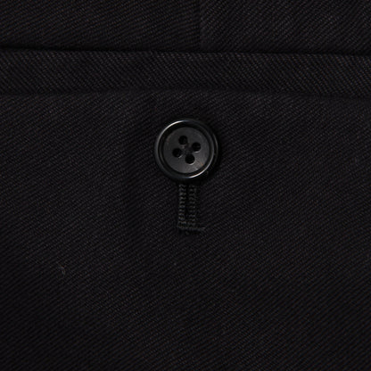 WASHED COTTON TWILL TROUSERS