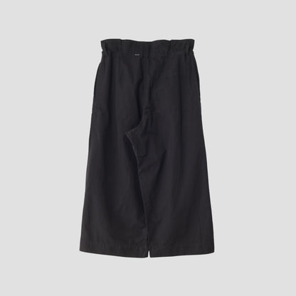 COTTON RAMIE TOUGH POPLIN TROUSERS