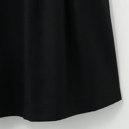 BLACK FLANNEL DRESS