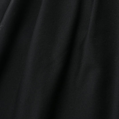 BLACK FLANNEL DRESS