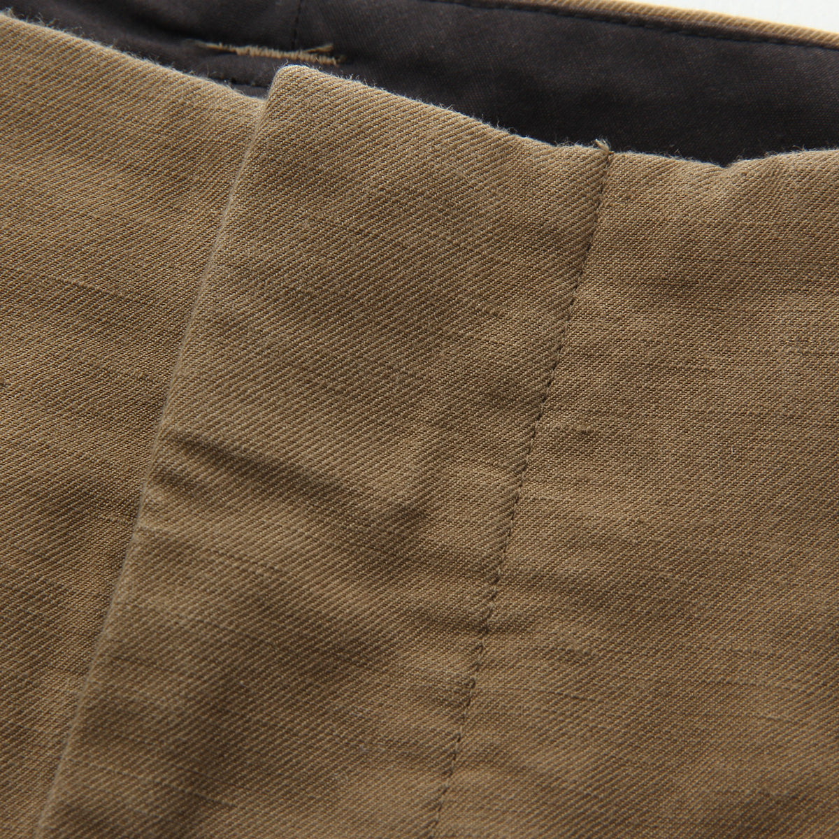LINEN COTTON TWILL SKIRT