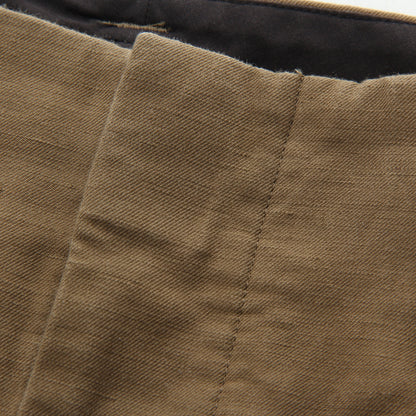 LINEN COTTON TWILL SKIRT