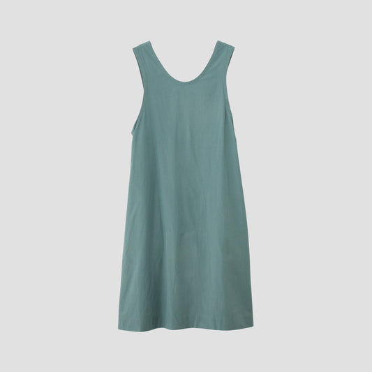 SILK COTTON POPLIN DRESS