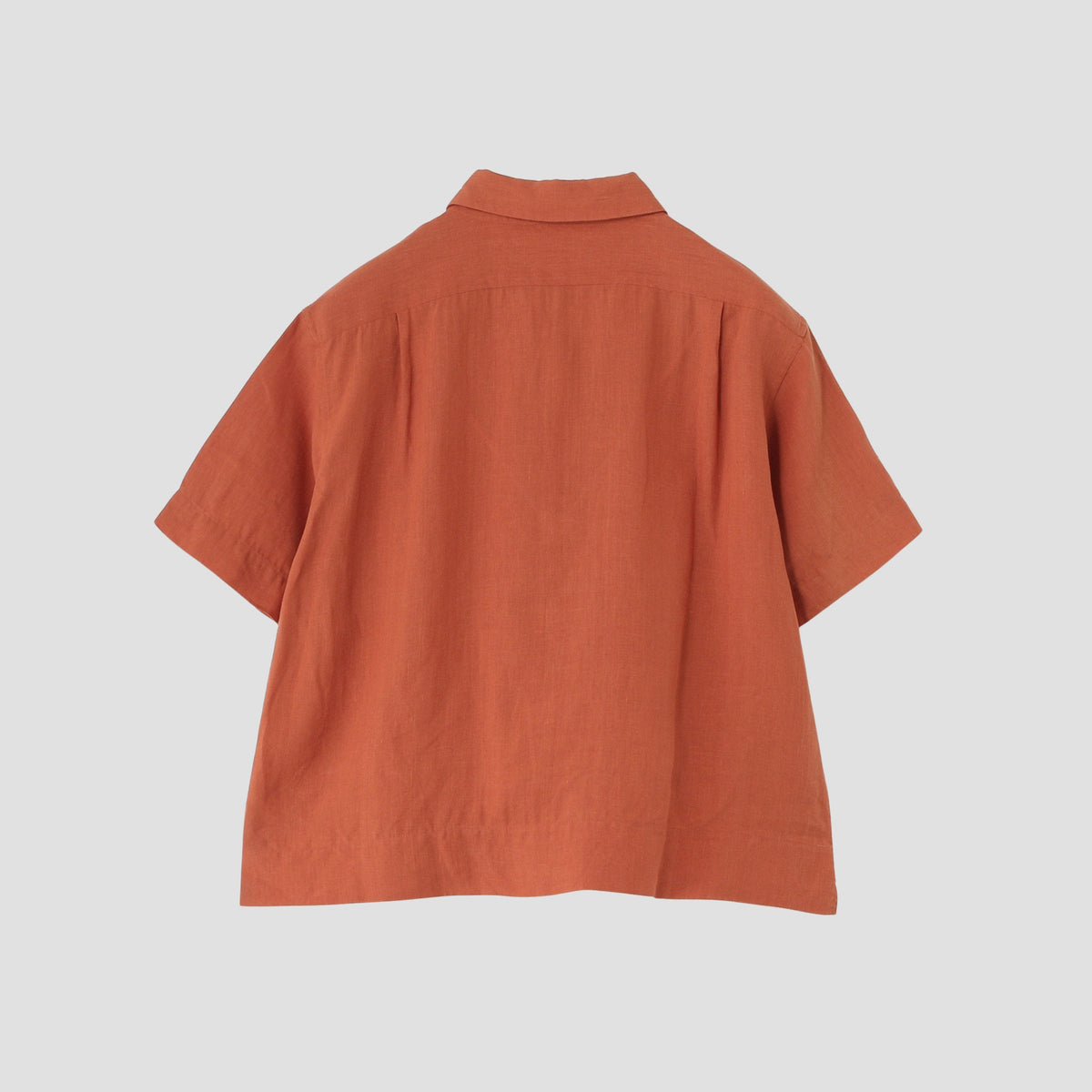 PLAIN WEAVE LINEN SHIRT