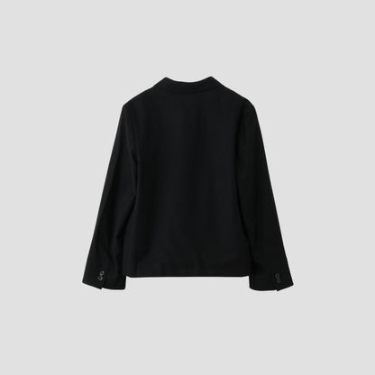 BLACK FLANNEL JACKET