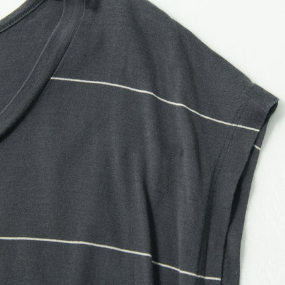 COTTON LINE STRIPE JERSEY
