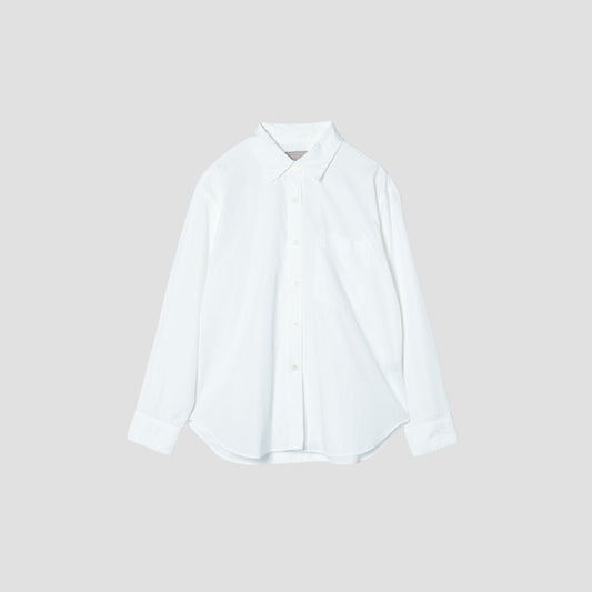WASHED COTTON POPLIN SHIRT
