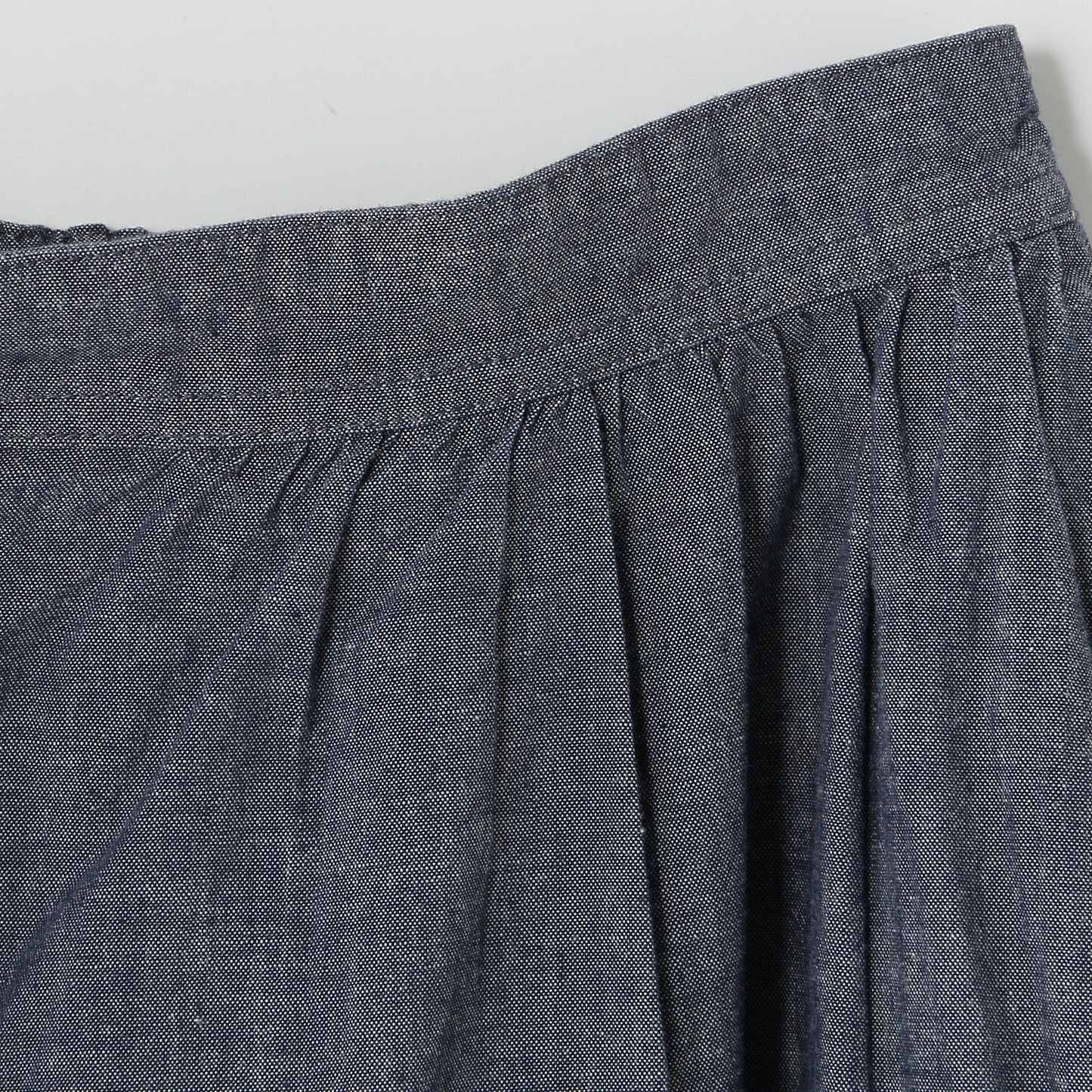 LIGHT DENIM CANVAS SKIRT