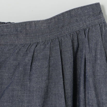 LIGHT DENIM CANVAS SKIRT