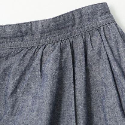 LIGHT DENIM CANVAS SKIRT