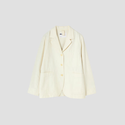 WORN LINEN COTTON DRILL JACKET