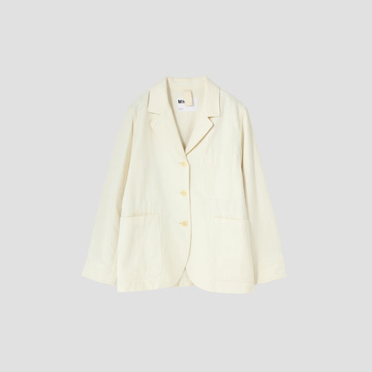 WORN LINEN COTTON DRILL JACKET