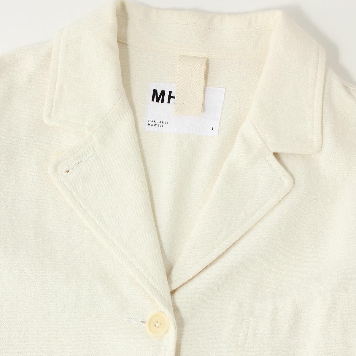 WORN LINEN COTTON DRILL JACKET