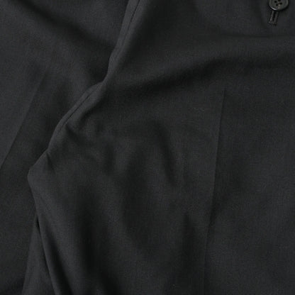 FINE WOOL POPLIN TROUSERS