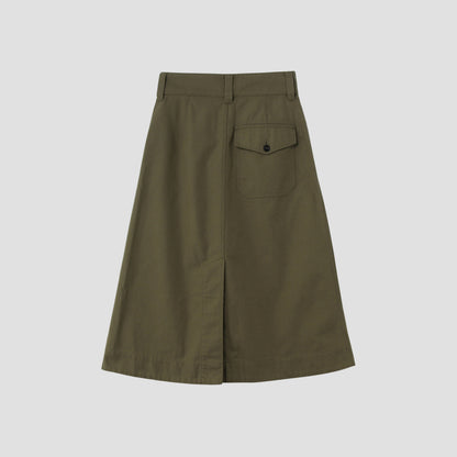 WORKWEAR COTTON TWILL SKIRT