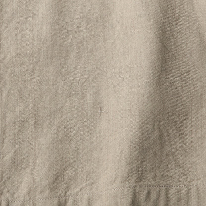FADED LINEN COTTON PLAINWEAVE SHIRT