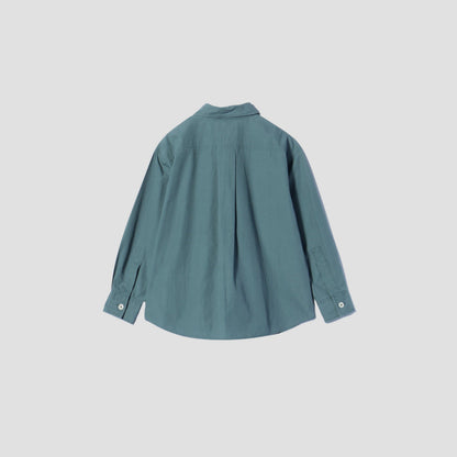 WASHED COTTON POPLIN SHIRT