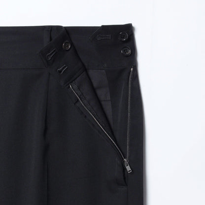 FLUID WOOL TWILL TROUSERS