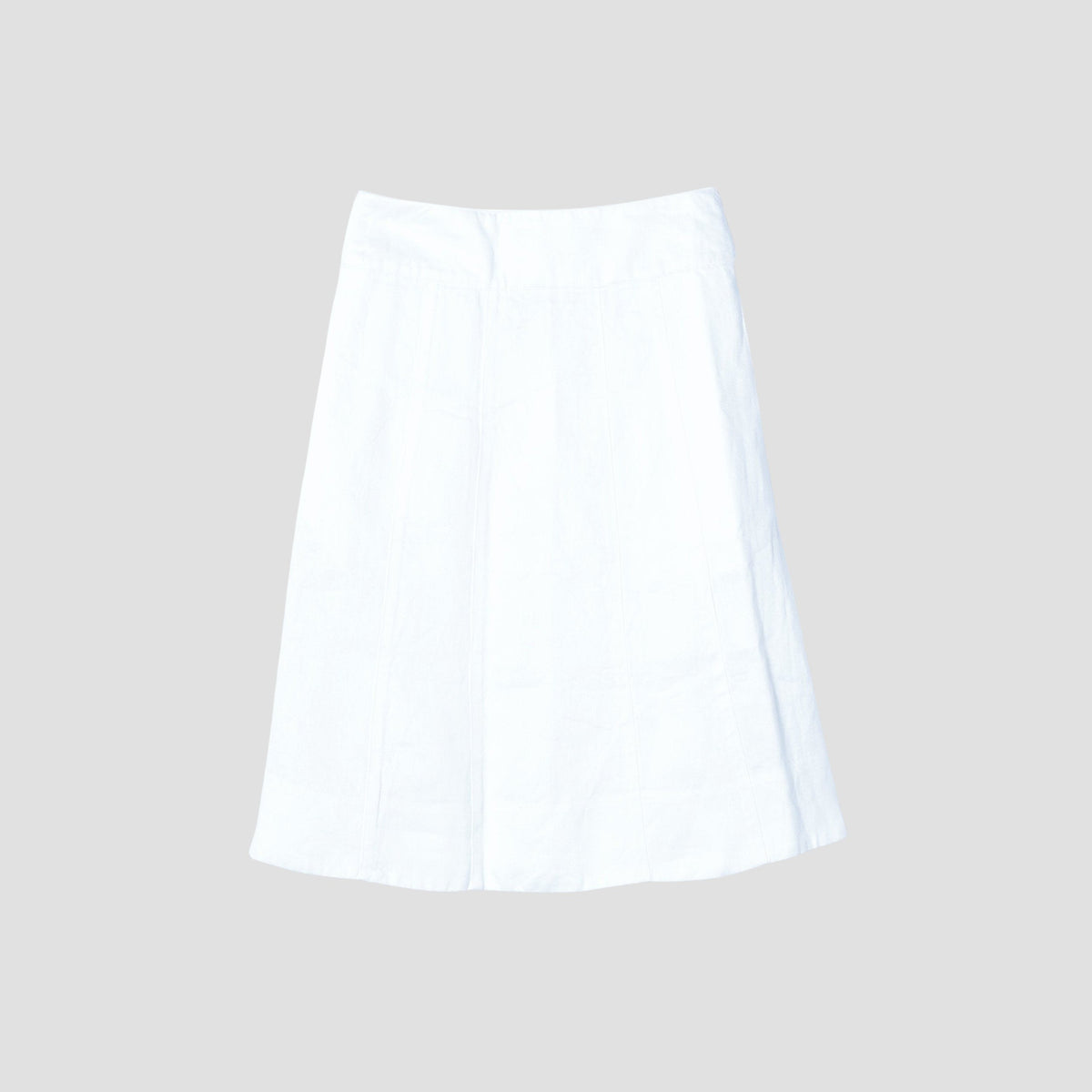 SANFORISED LINEN SKIRT